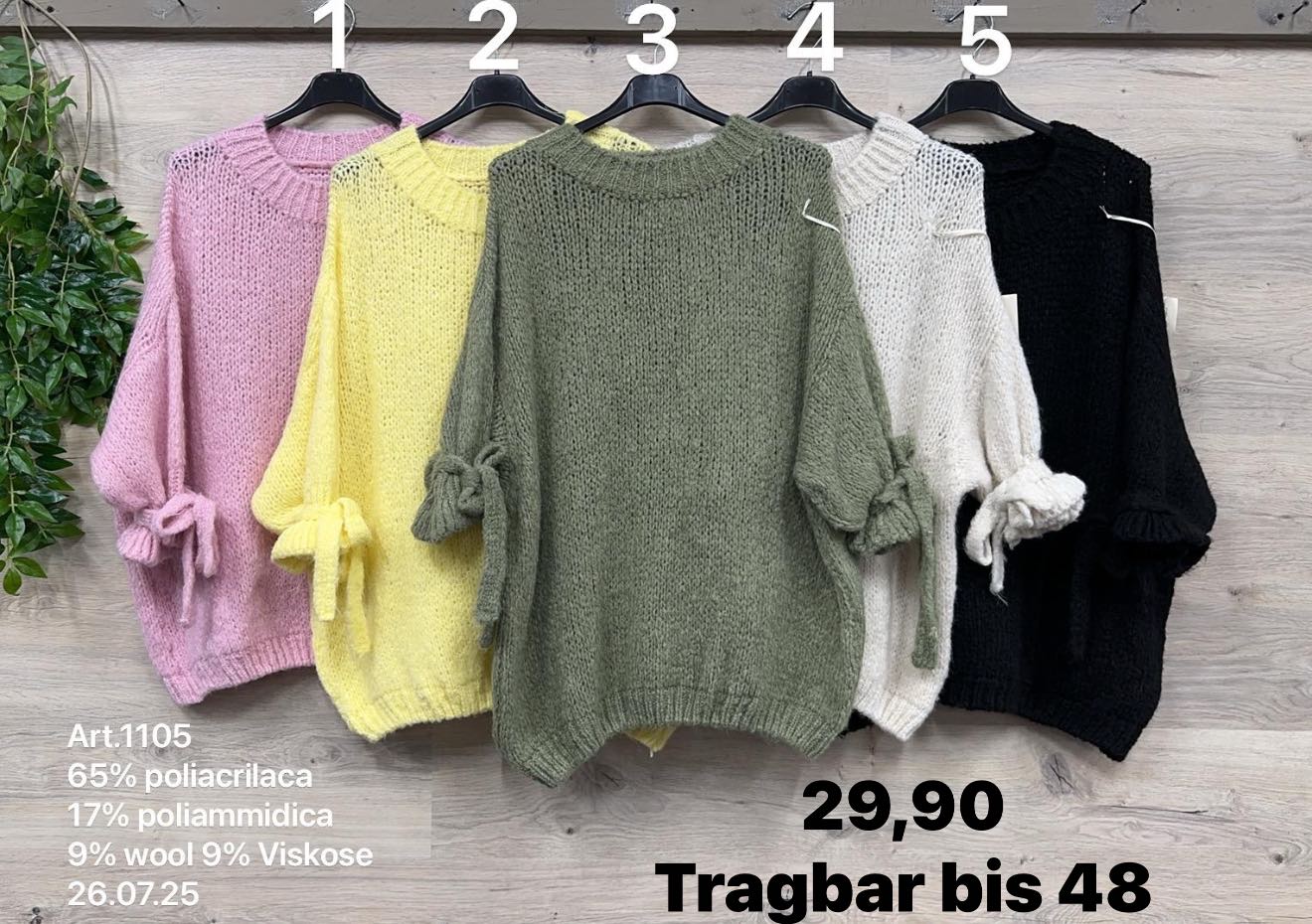 ❤️ Schleifchen Pulli 36-48 ❤️