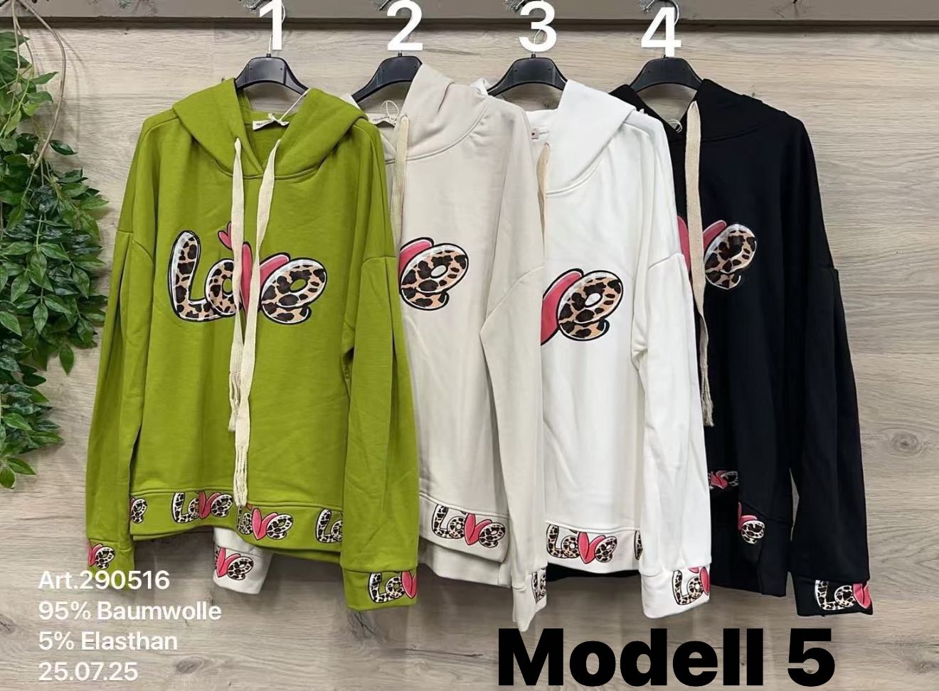 Love Hoody 36-44