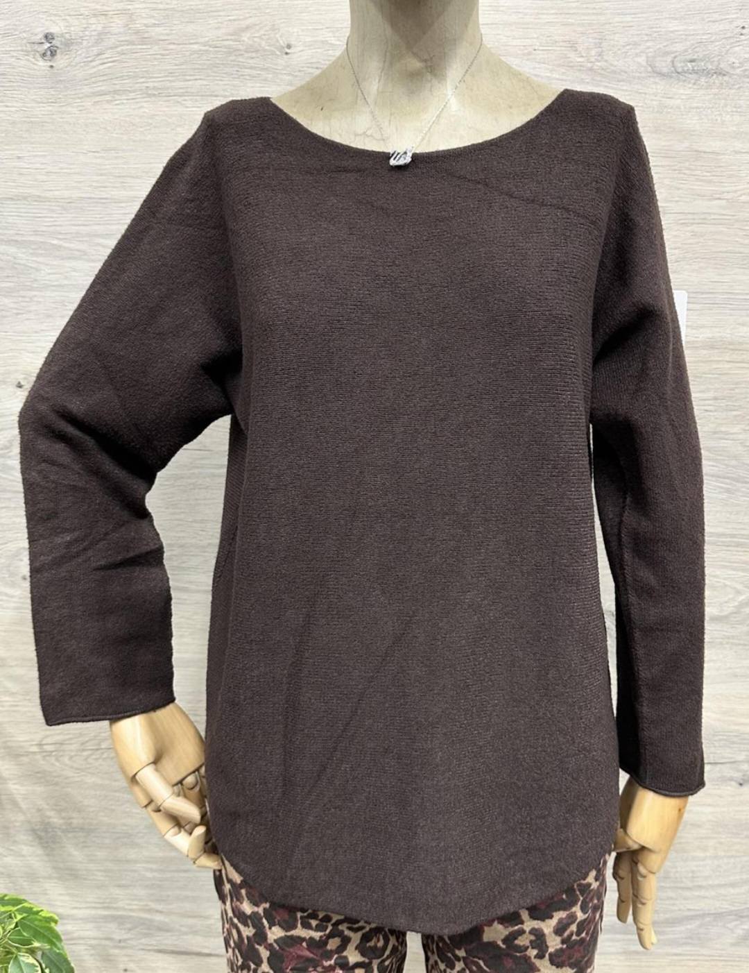 Rundhals Pulli in tollen Farben 36-42