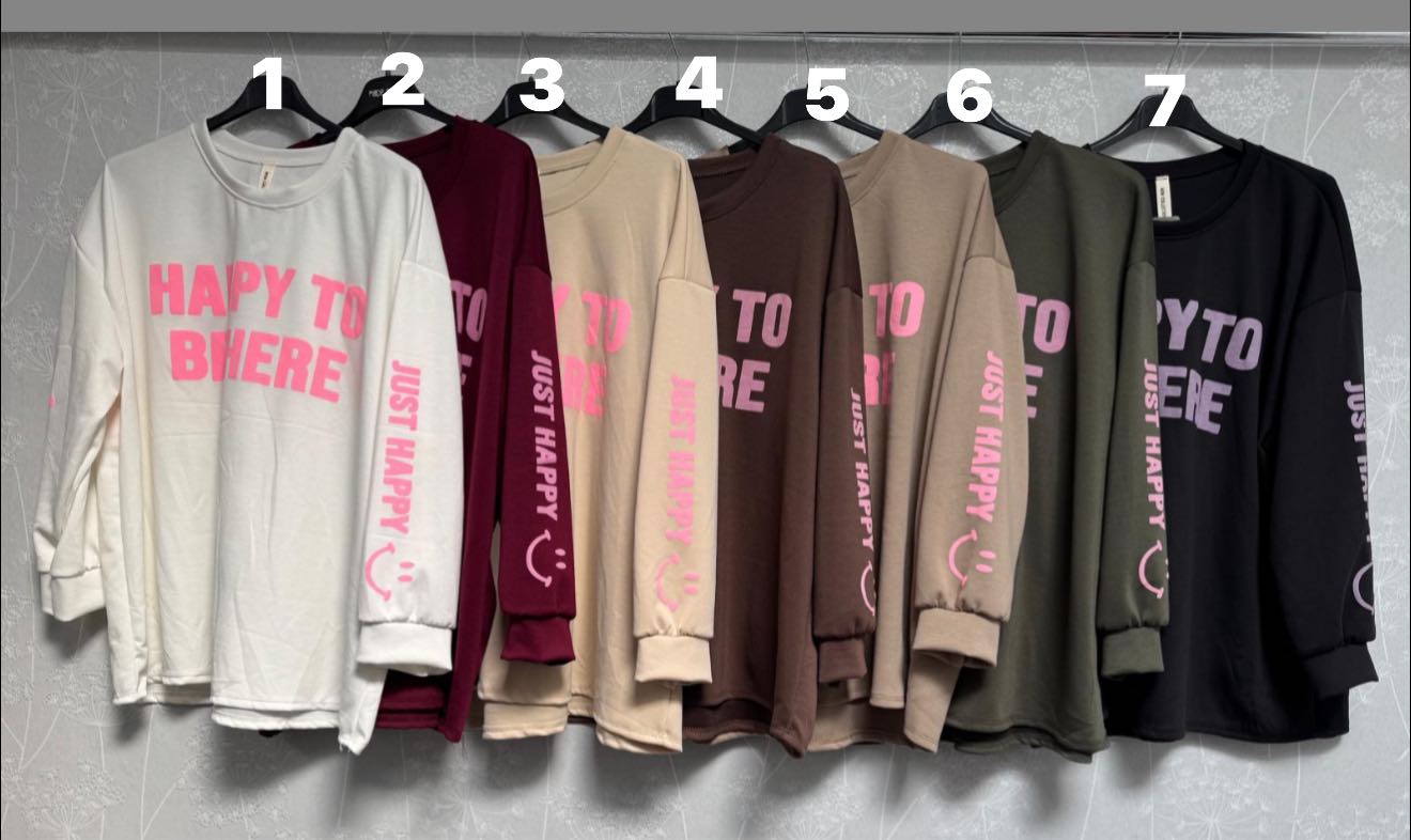 ❤️ Happy Smiley Pullover ❤️