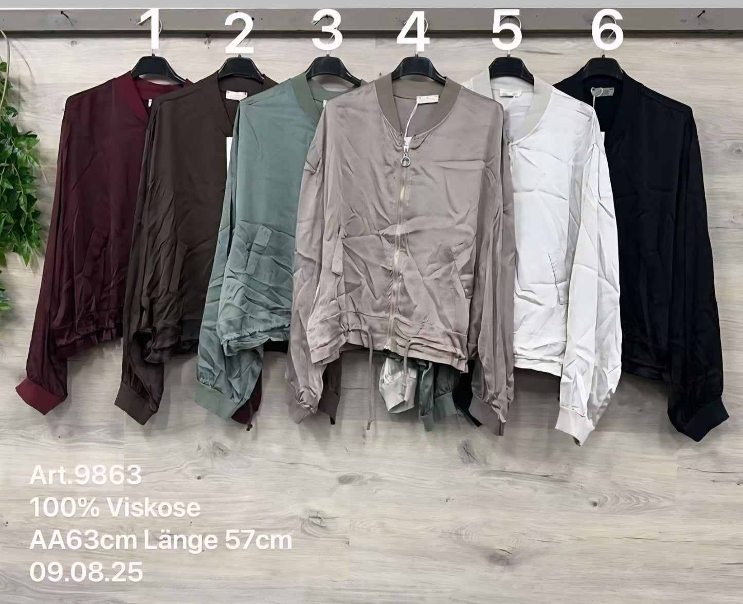 ❤️GLANZBLOUSON OVERSIZED 36-46❤️