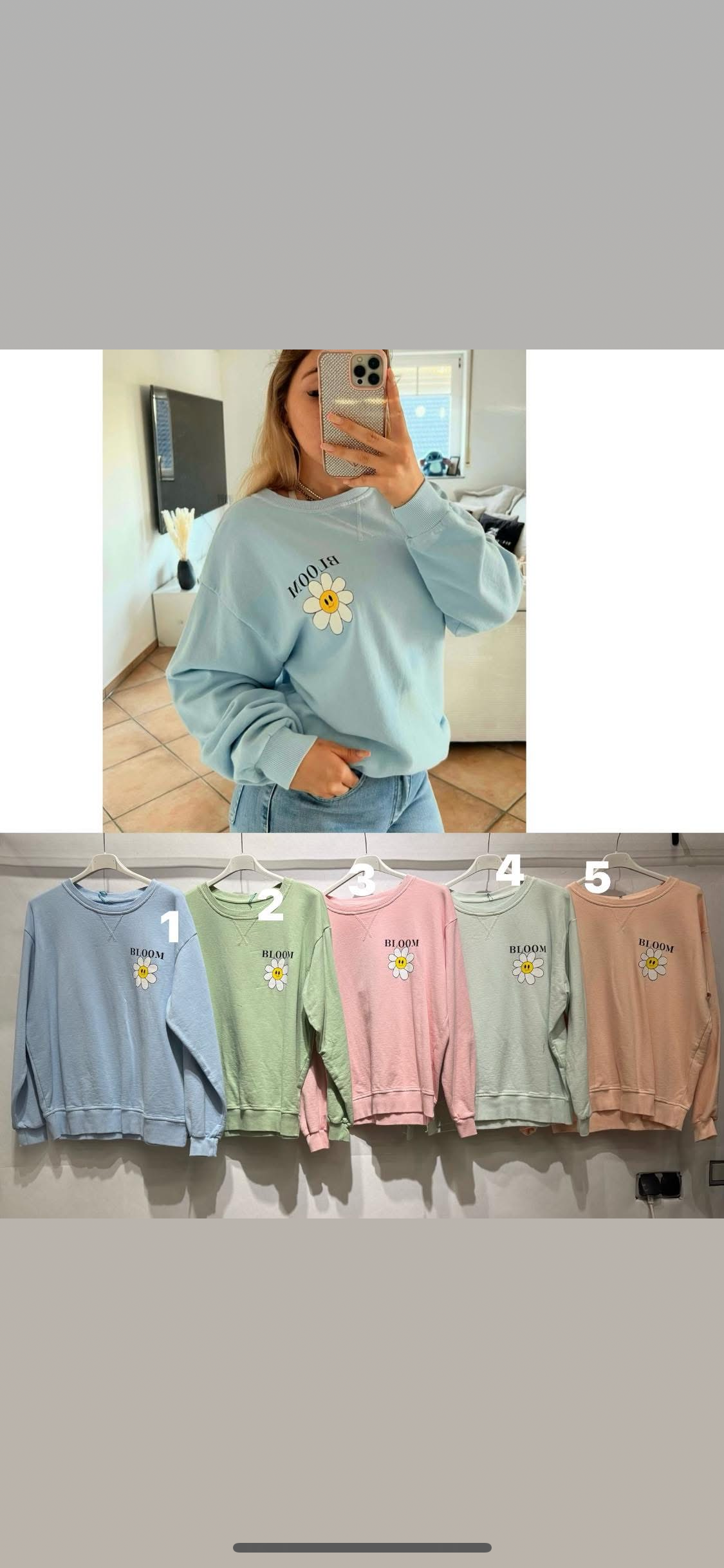 Gänseblümchen Sweatshirt