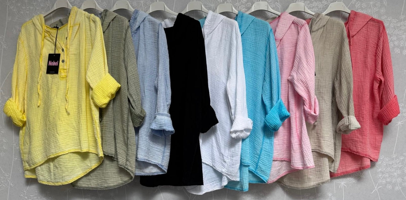 Musselin Hoodie