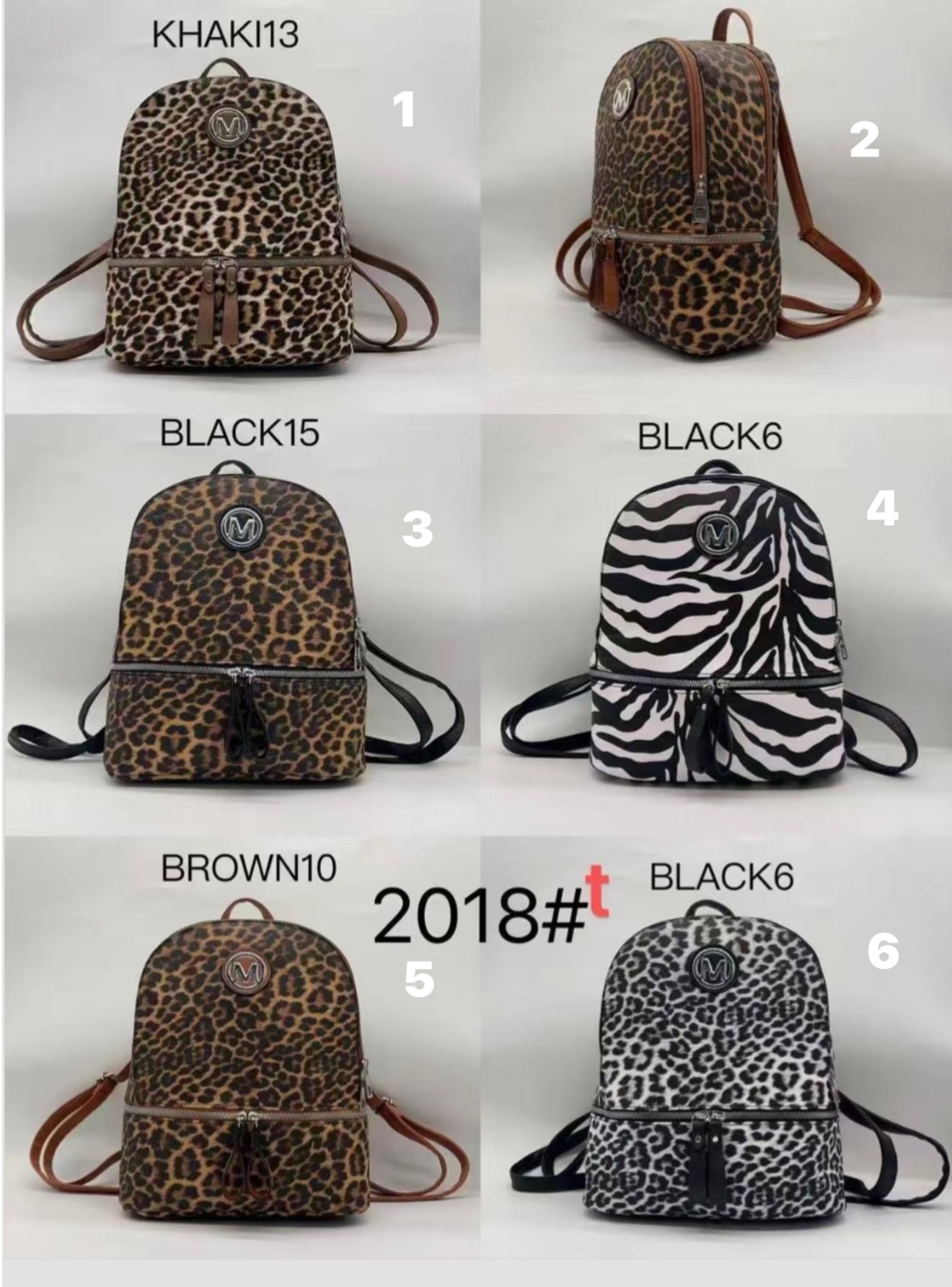 Tierprint Fashion Rucksack