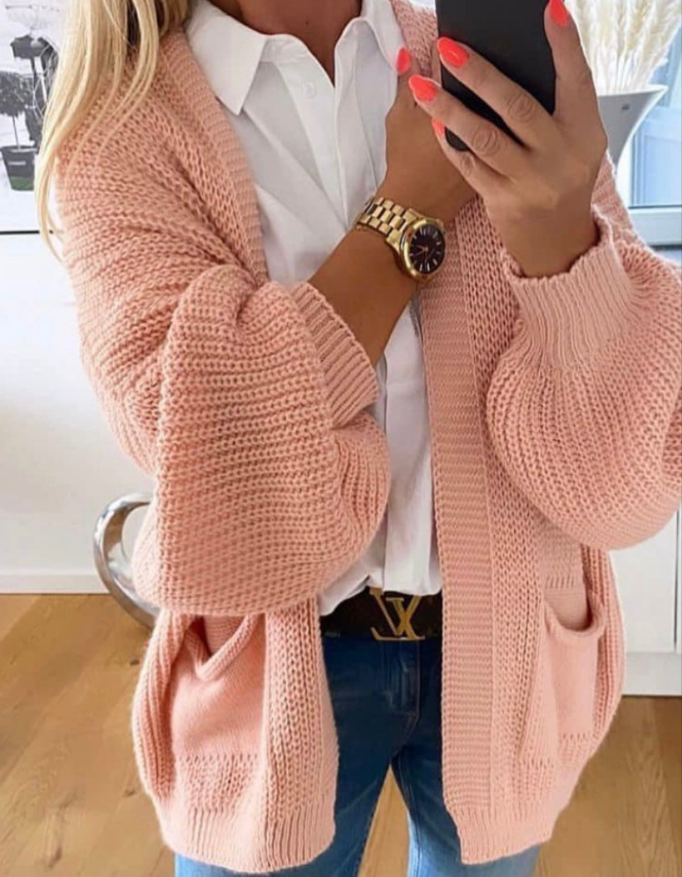 Strickjacke classic kurz