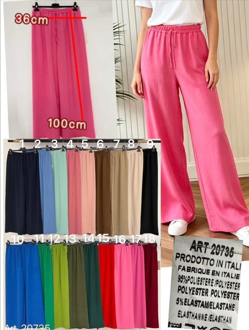 Jogpants wideleg bis Gr.44