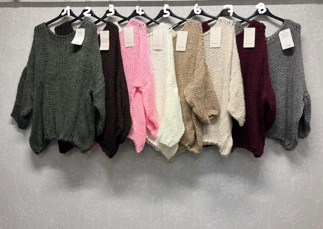 Grobstrick Pulli Selma