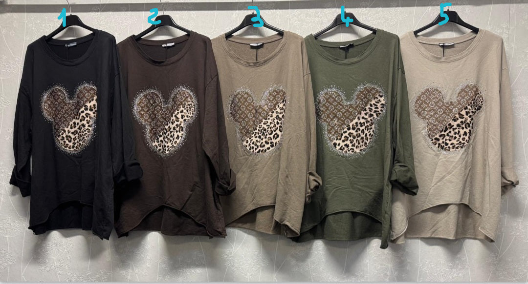 Mäuse Pullover in tollen Farben