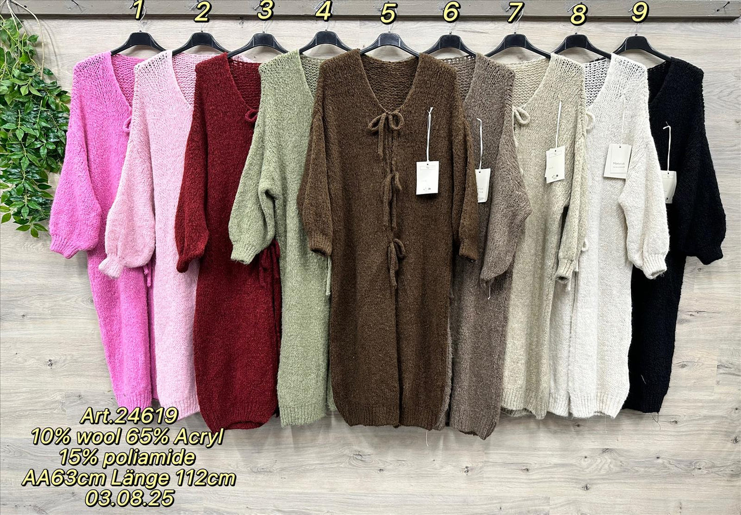 Long Strickjacke Mia 36-46