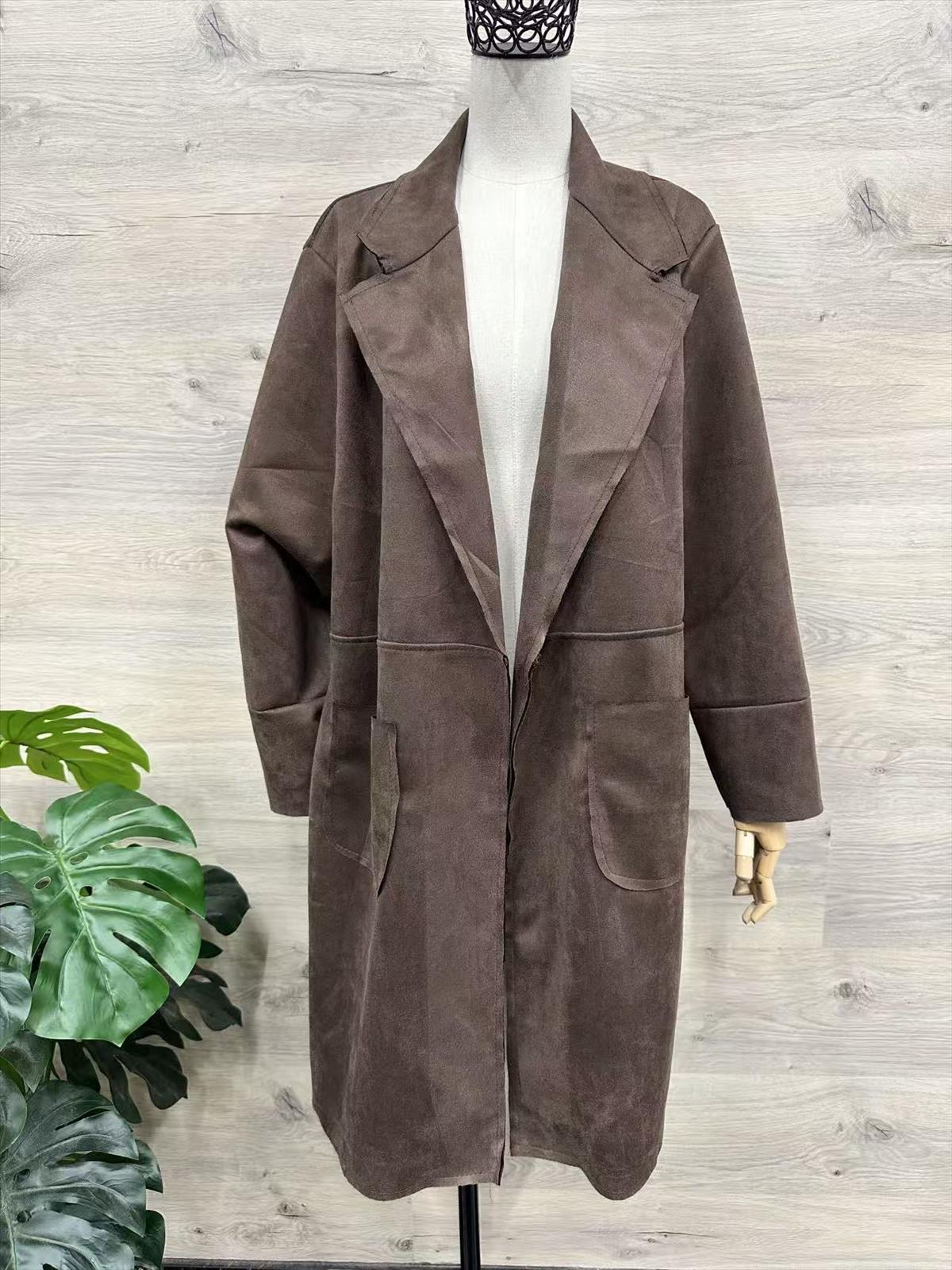 Alcantara Herbstmantel Lina 36-42