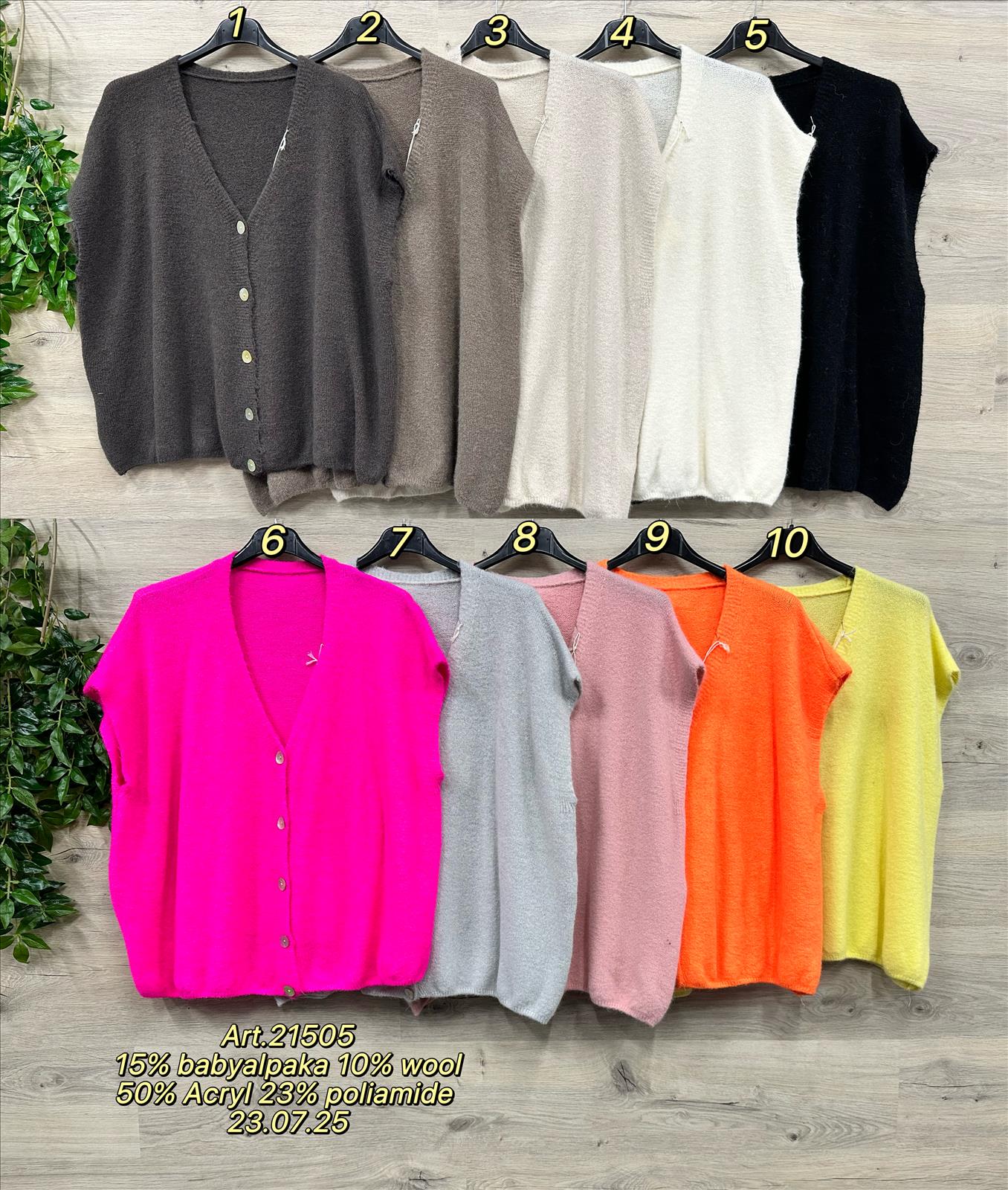 ❤️ Weste Eva - Kurzarm Cardigan - Must Have der Saison ❤️