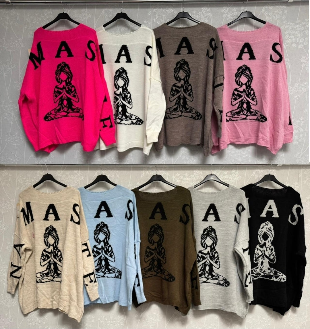 ❤️ Oversized Pulli "Namasté" ❤️