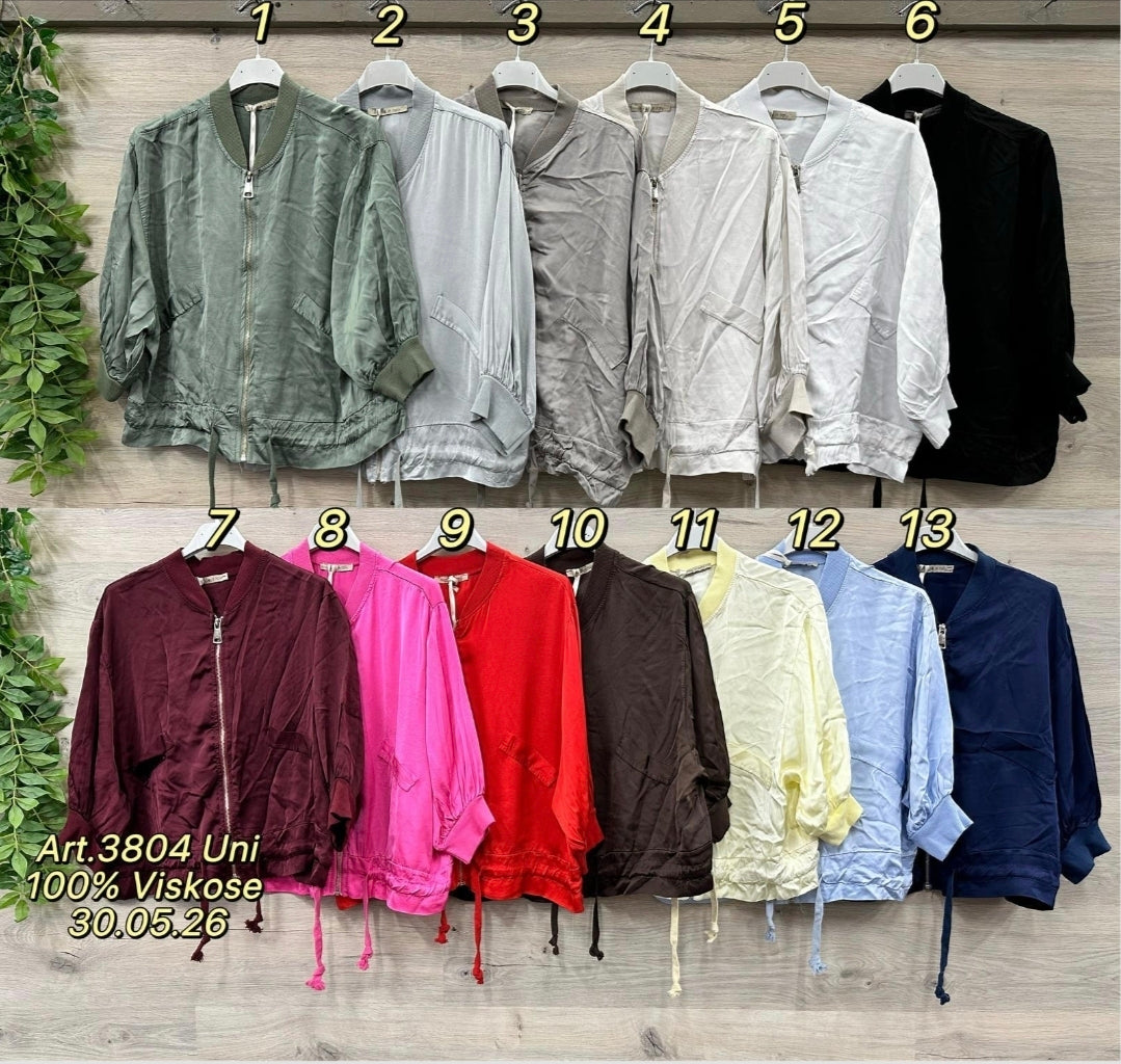 Satinblouson oversized new
