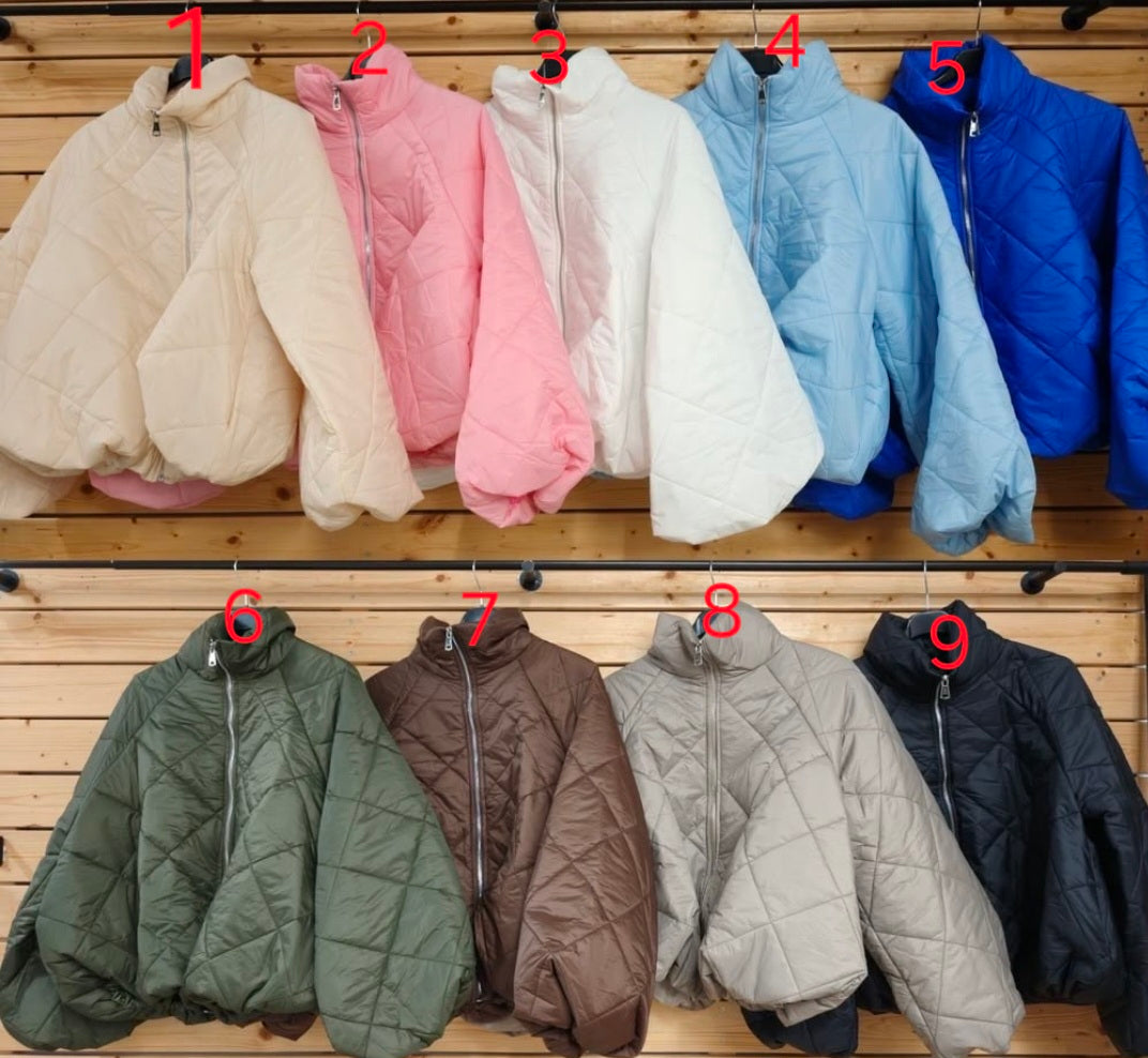 Steppjacke cropped