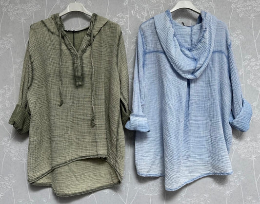 Musselin Hoodie