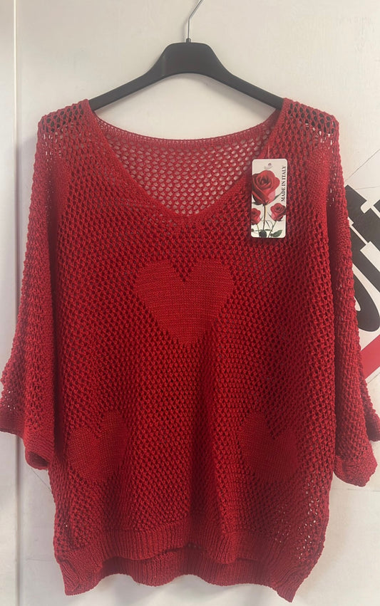 Super Herzchen Pullover