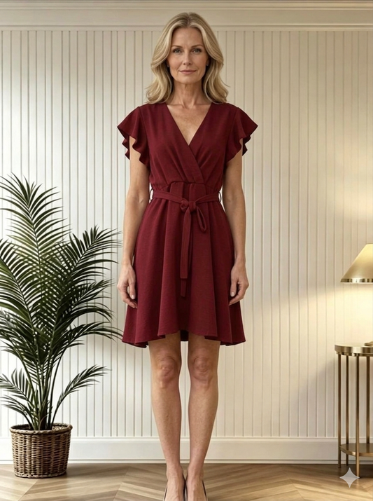 Kleid mit Gürtel Gr.42
