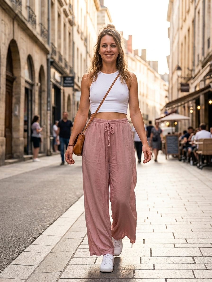 Hose wideleg cozy
