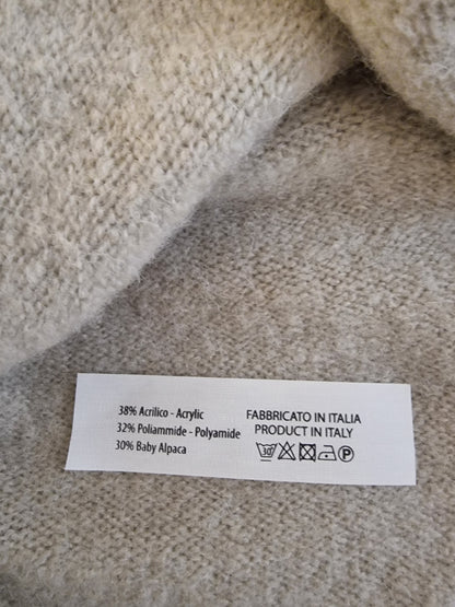 Kuscheliger Kurzpulli beige