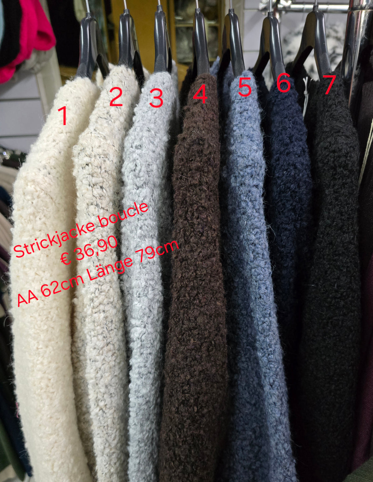 4108 Strickjacke Bouclé🥰