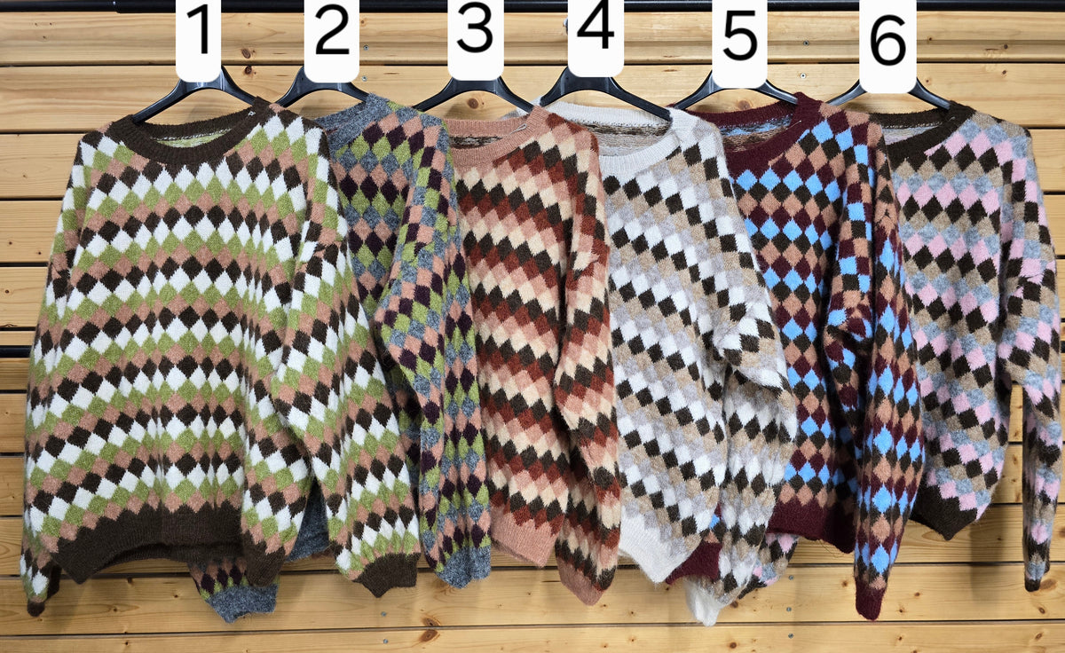 Strickpullover mit Rautenmuster
nur 32,00 €❤️