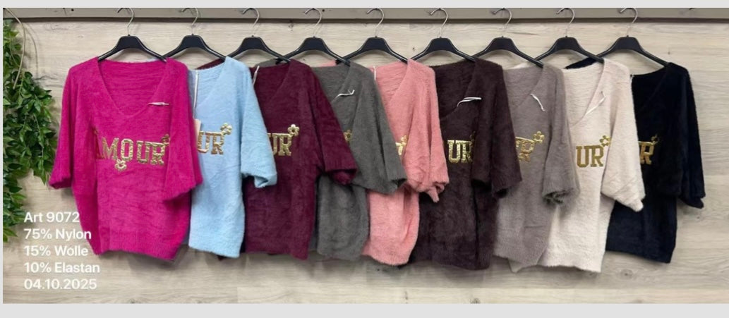 Pullover AMOUR – Flauschig, weich & stylisch