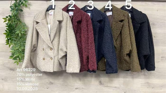 Teddy Blazerjacke
