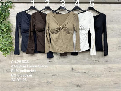 V-Neck Longsleeve