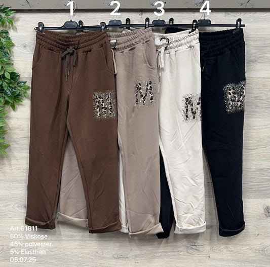 Leo Hose mit coolem Print bis 44