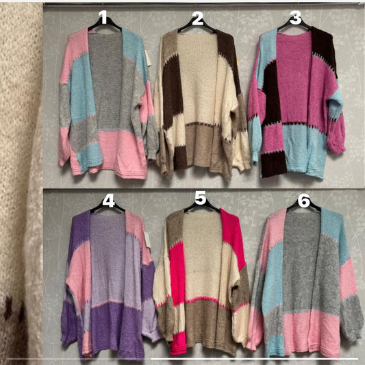Strickjacke mit tollem Farbmuster