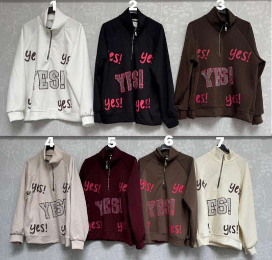 YES Sweater 36-44