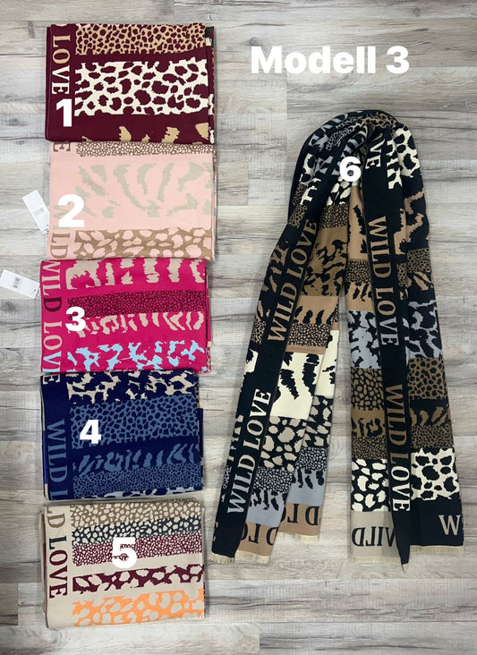 Mix Schal Leo Zebra