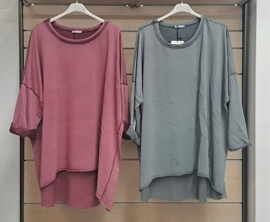 💥Vokuhila Shirt Vera 💥 AA82💥 Frottee Stoff
