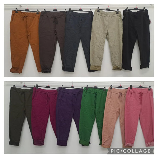 Jog pants in various colors size. L, XL and 2XL