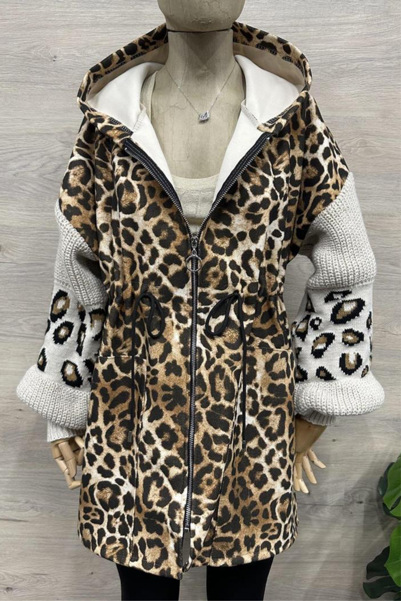 Leo Strickarme Jacke