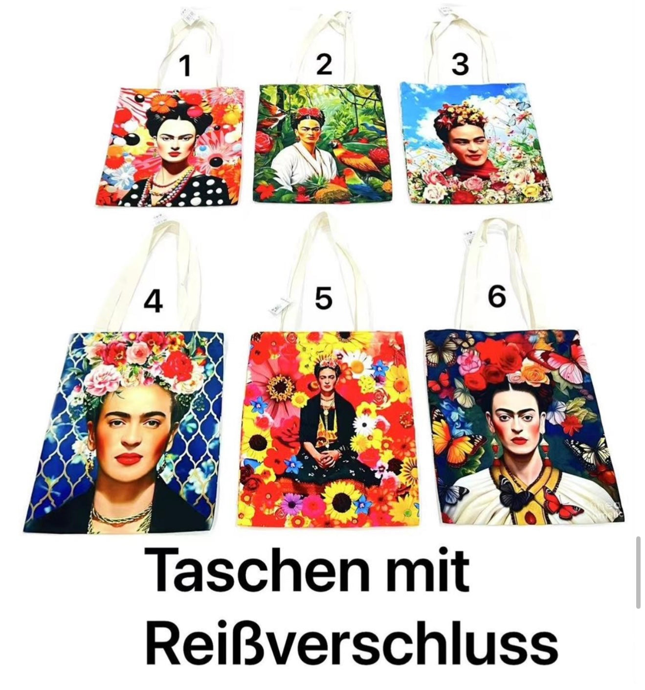 Frida mit Reißverschluss