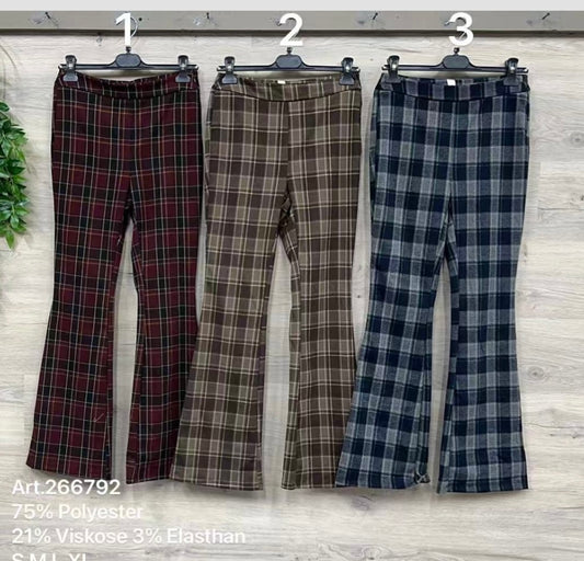 Trendhose im Karo-Look – Stylisch & Bequem