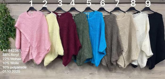 „Elena“ Mohair-Poncho 💥Black Deals💥