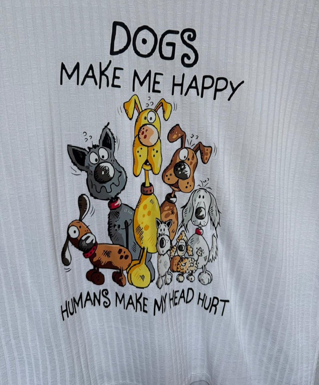 Tshirt Dogs make me happy