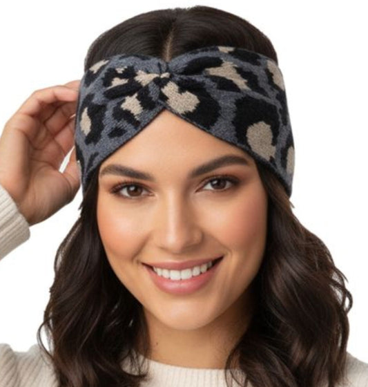 Strick Stirnband Leo