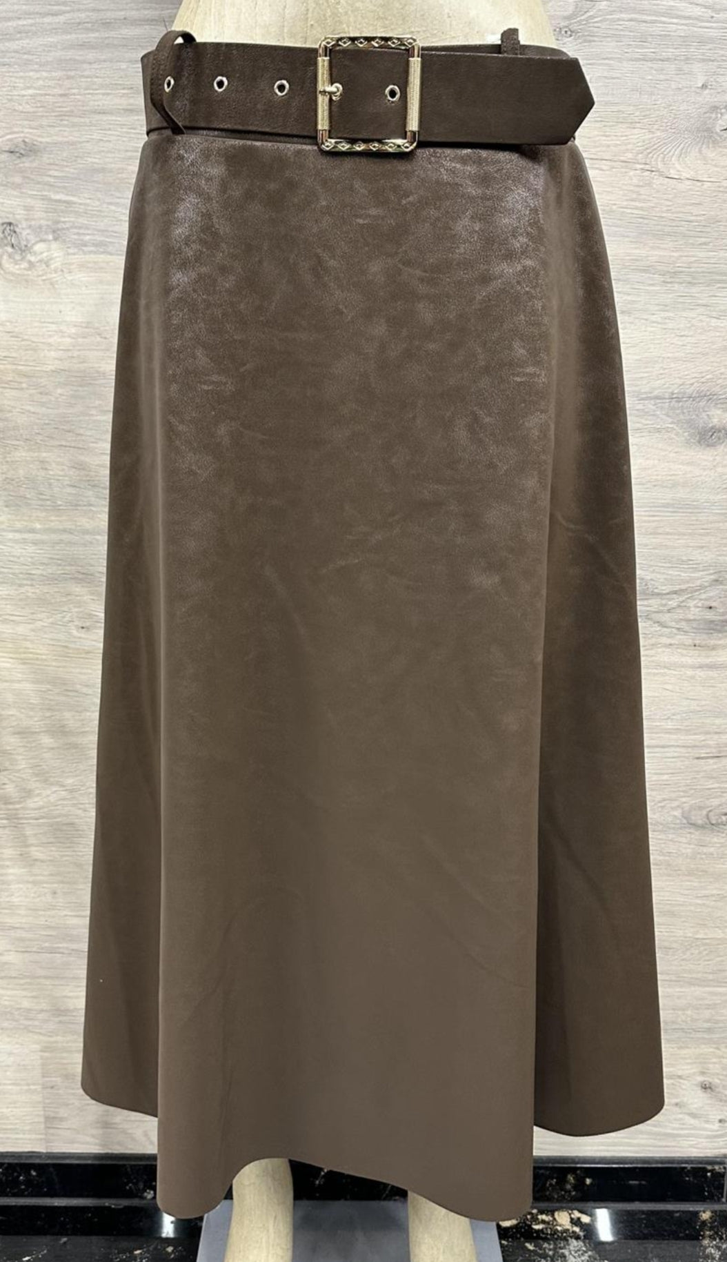 Lederrock vegan Uni,leicht marmoriert. Tragbar 36-44 💥Black Deals Preis 💥