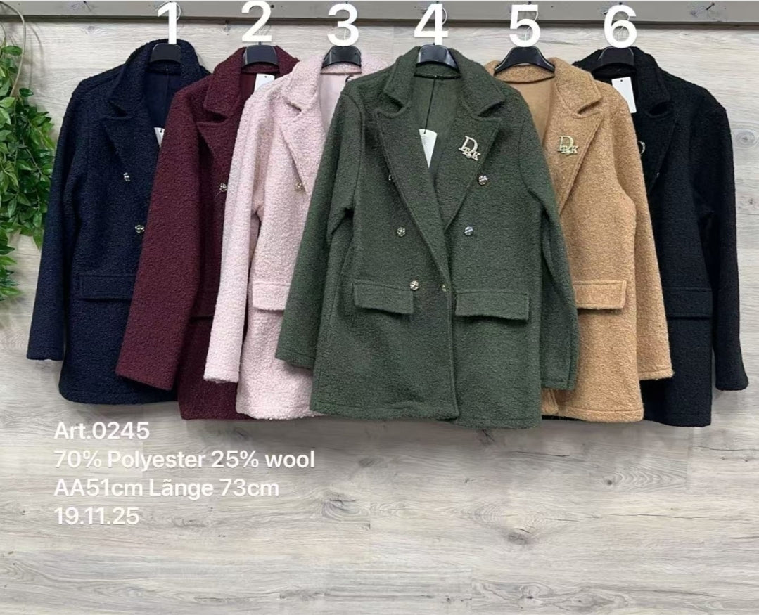 ❤️ Boucle Blazer Jacke 36-42/44 ❤️