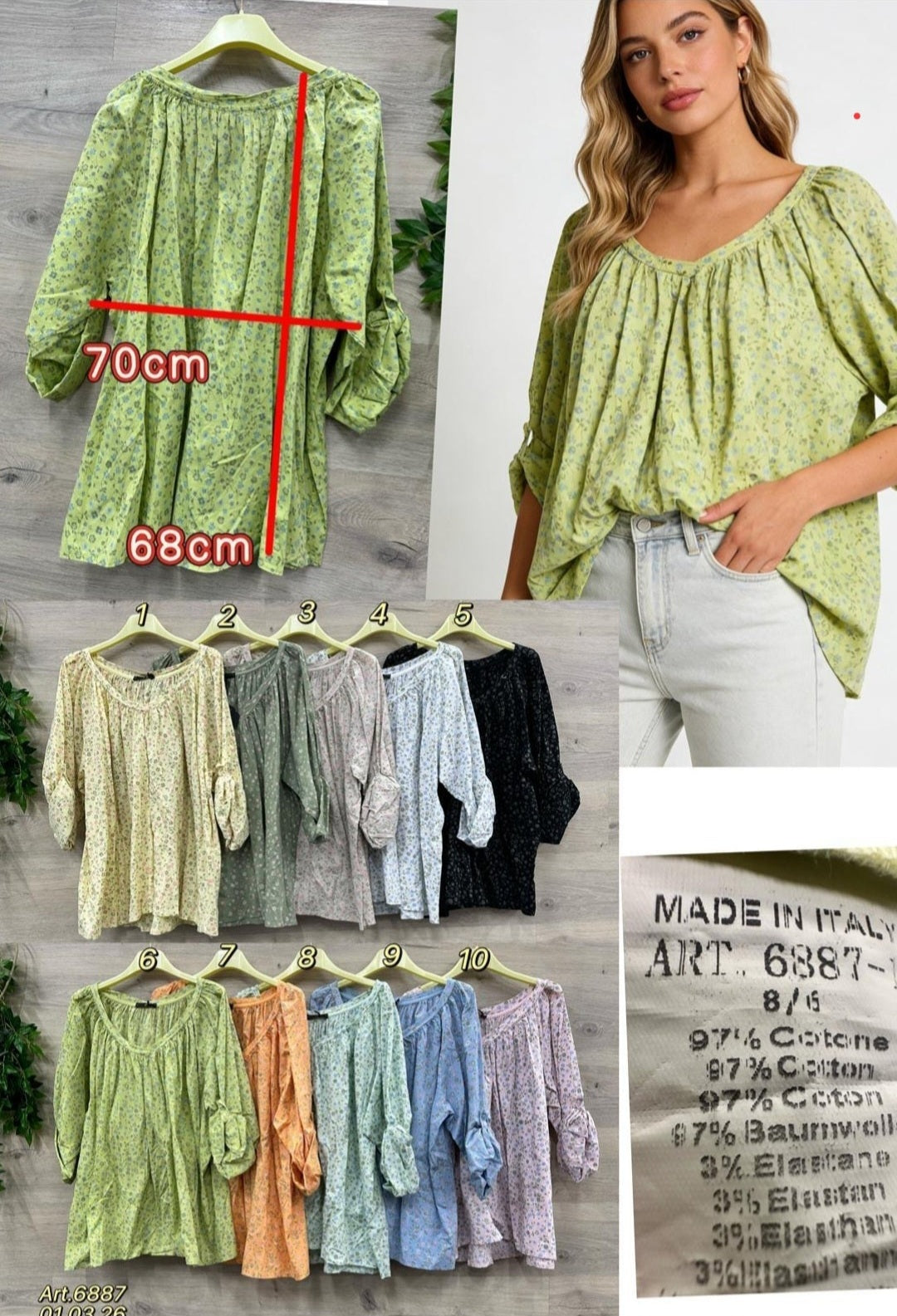 Bluse lil' Flowers🌺zum Sonntagsschnapper 😘🙏👍