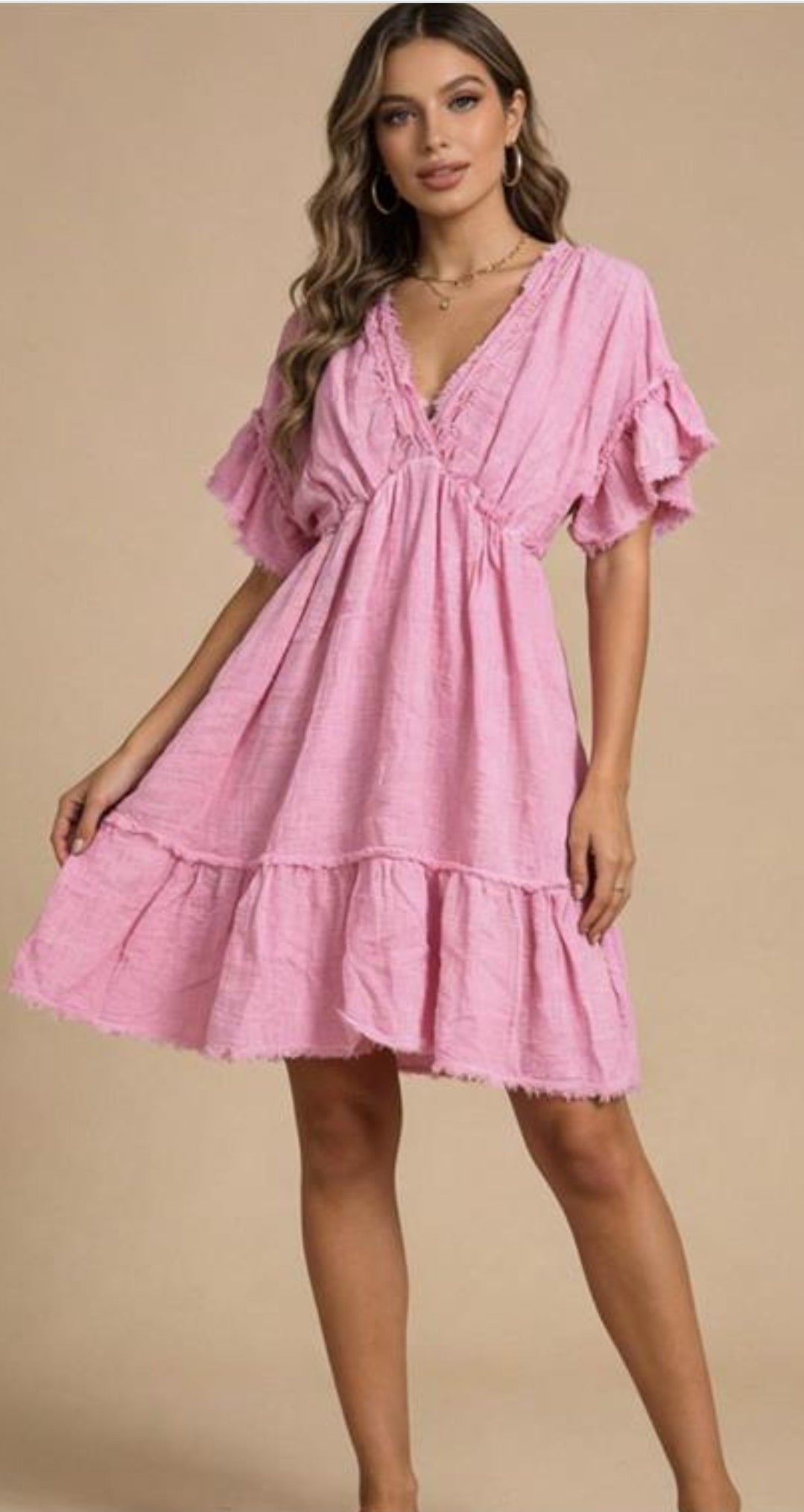 Baumwollkleid Judy bis Gr.46 tragbar