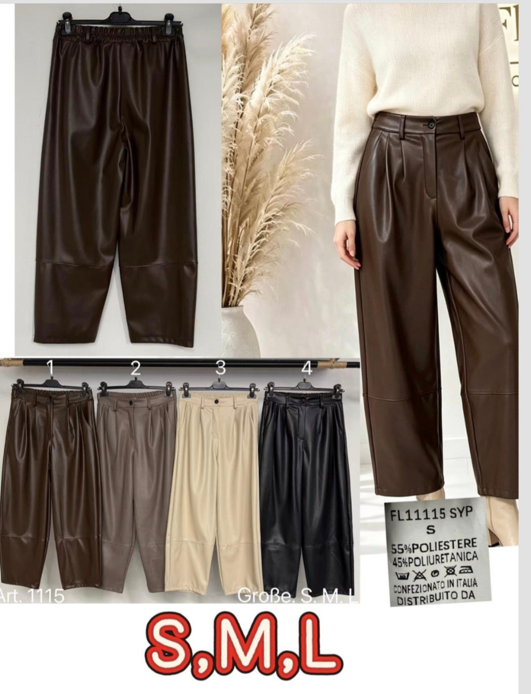 Fashion-Highlight: Die edle Kunstleder-Hose! 🌟