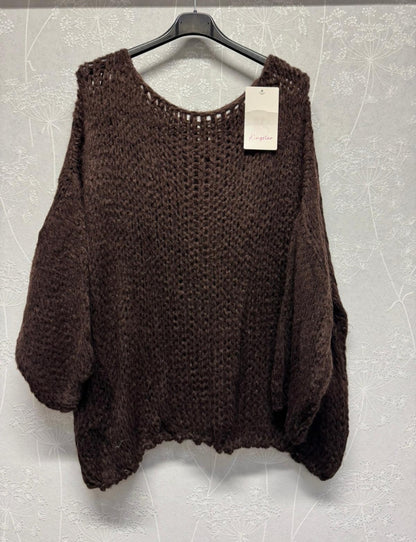 Grobstrick Pulli Selma