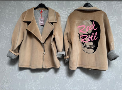💥 Totenkopf Rock Roll Jacke 💥 AA64