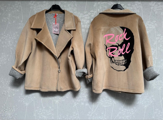 💥 Totenkopf Rock Roll Jacke 💥 AA64