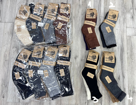 ❤️ Wollsocken Harry - 3 paar ❤️