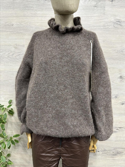 Pulli mit Rüsschen Kragen 36-44